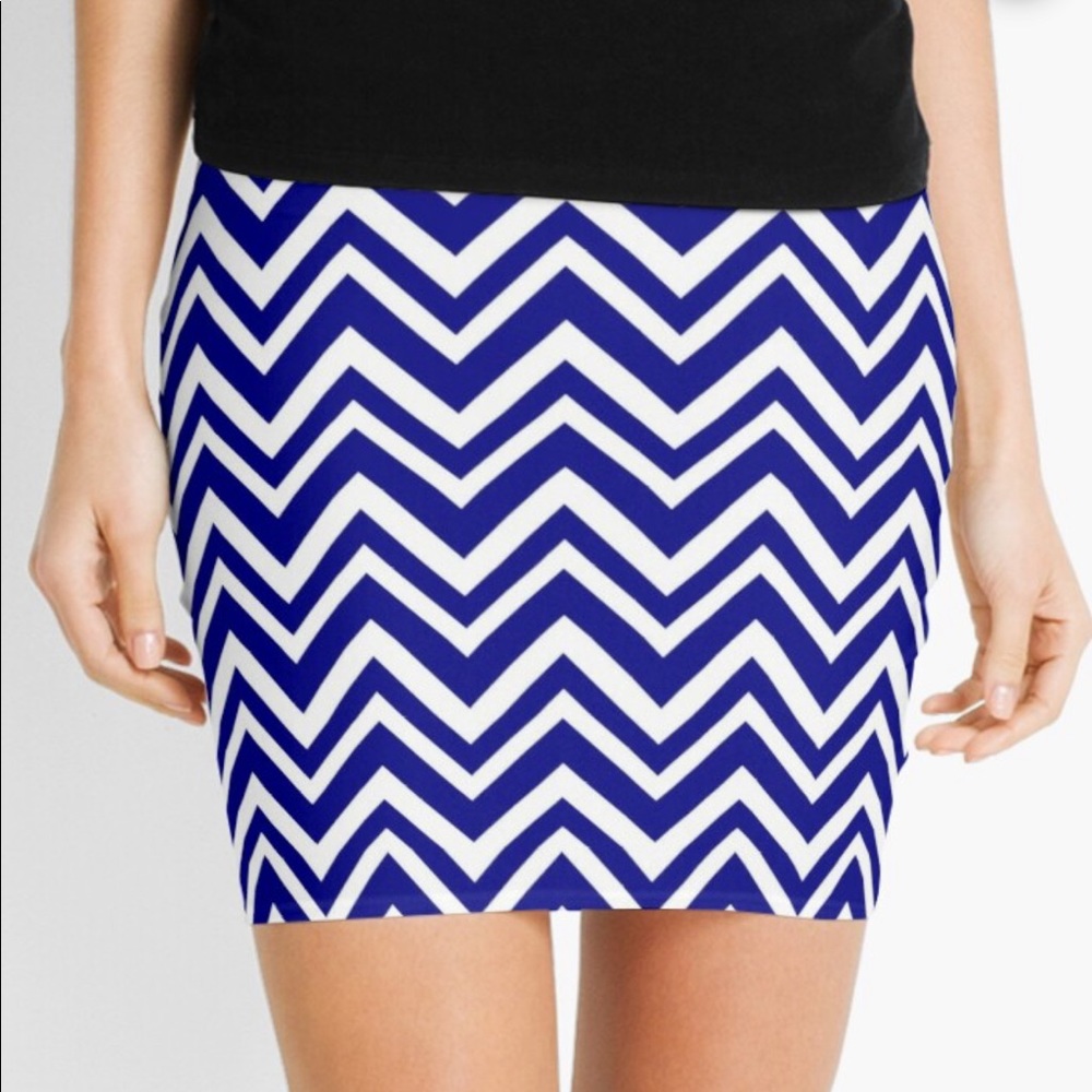 Chevron Pencil Skirt